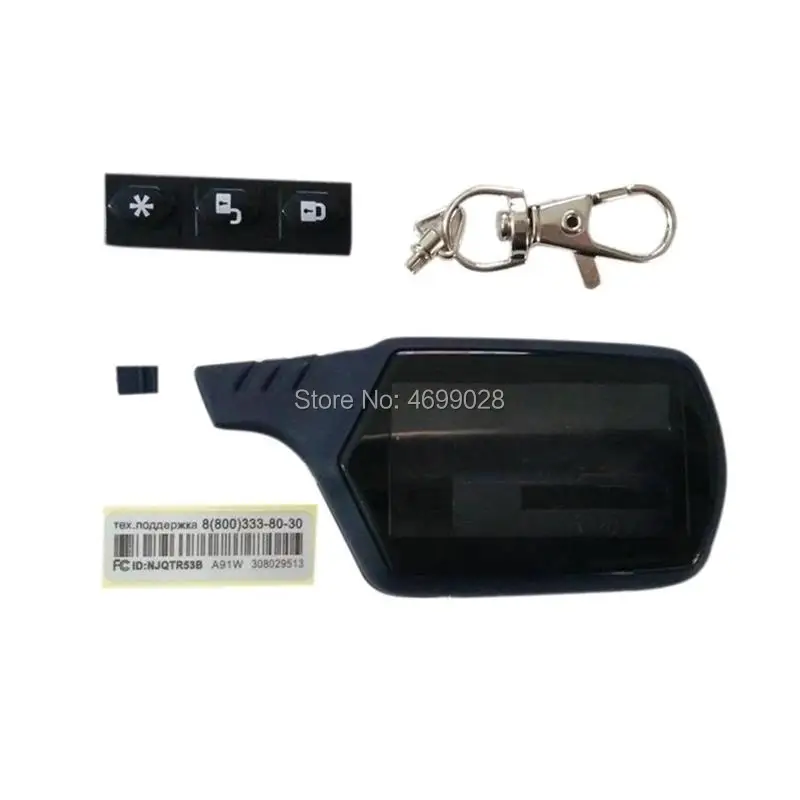 10 шт./лот A91 ключ корпус брелок для Starline A61 B9 B6 B91 B61 KGB FX-7 ЖК пульт дистанционного