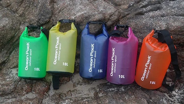 2L 5L 10L полупрозрачная водонепроницаемая сумка для хранения сухая сумка для плавания сумка для каноэ каяк Рафтинг Спорт на открытом воздухе кемпинг речной трекинг