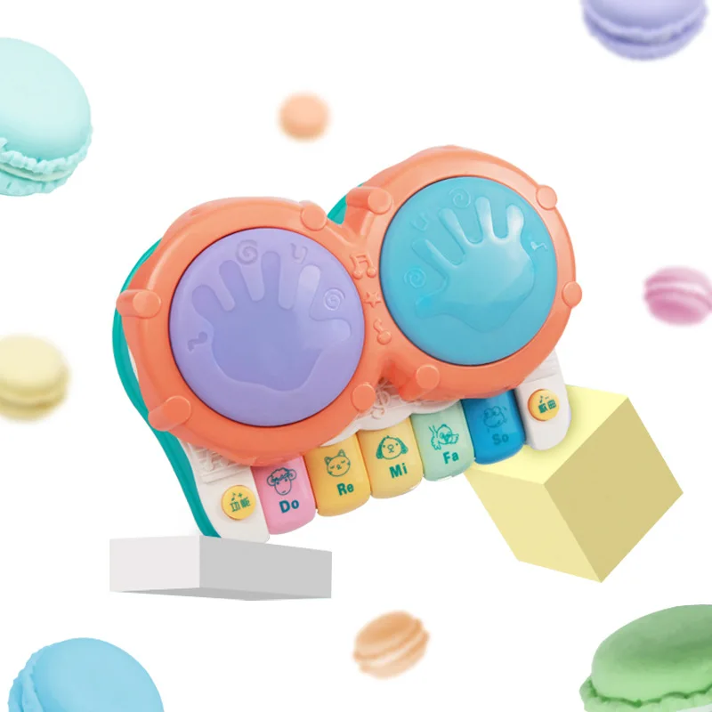 Музыкальная хлопающая игрушка барабан Электрический Музыкальный развивающая