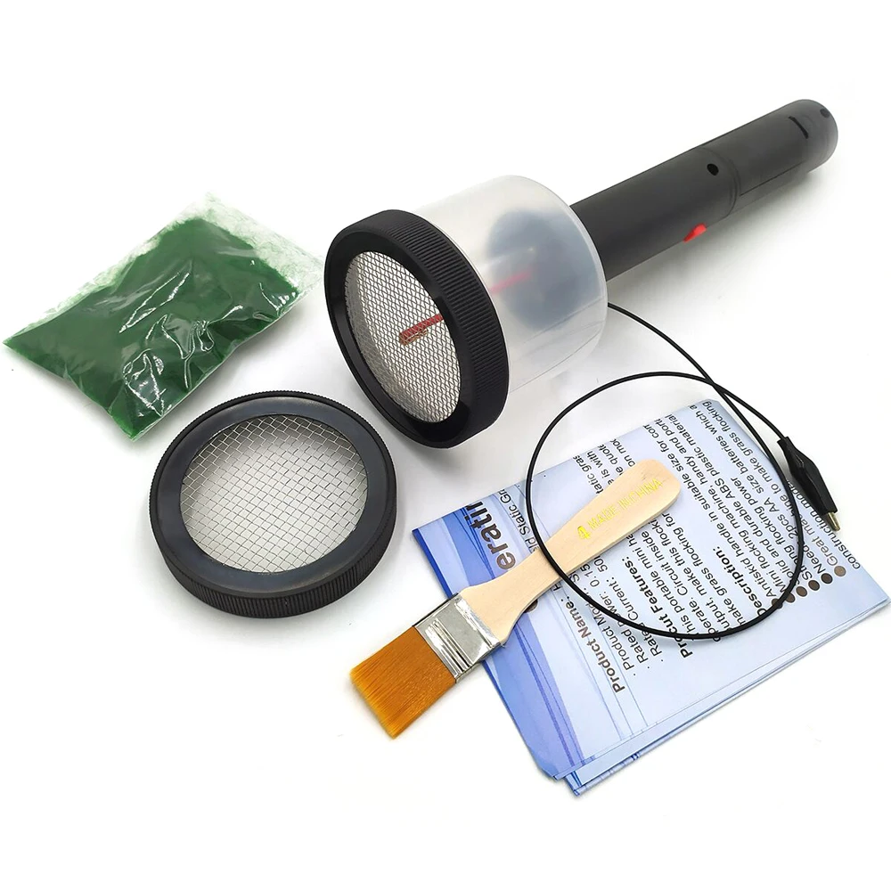 

ABS Mini Static Grass Flocking Applicator with Antiskid Handle for DIY Scenic Modelling Sand Table
