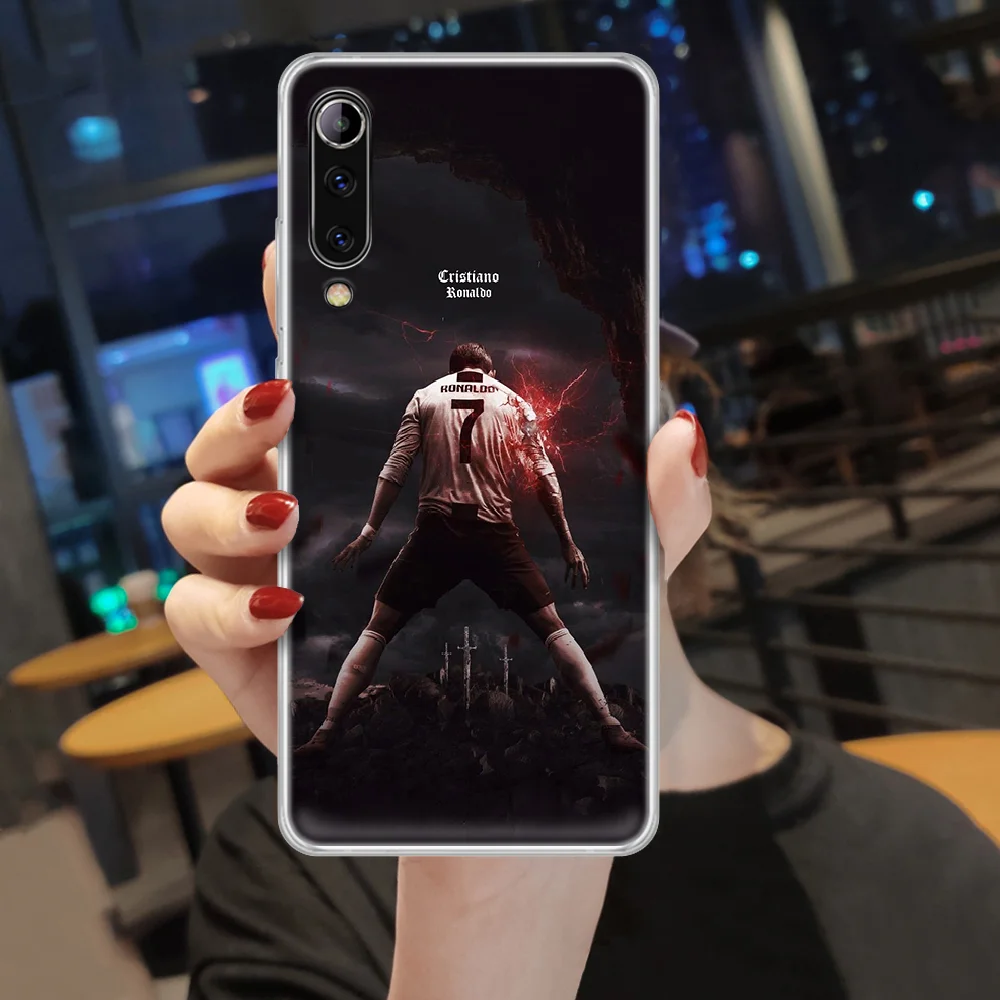 

Cristiano Ronaldo football soccer Phone Case cover For XIAOMI redmi note K 4 5 6 7 8 9 10 20 30 3 A X Pro ultra transparent