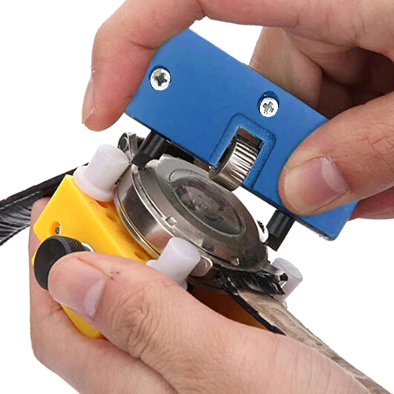 

Adjustable Watch Back Case Cover Opener Wristwatch Battery Remover Watch Repair Tools Two Feet Opening Screw