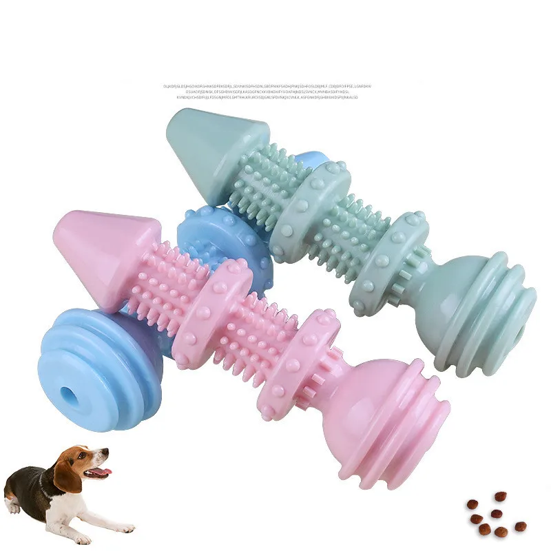 

New TPR Dog Chew Toys Dog Toothbrush Teeth Cleaning Dog Toy Pet Toothbrushes Brushing Stick Pet Supplies Puppy Popular Toys