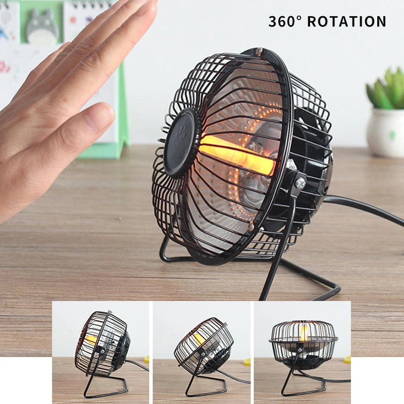 

Portable Electric Heater Mini Home Heaters Fan Handy Air Warmer Office Heater Desktop 220V Heating Warm Air Fast Heat Thermostat