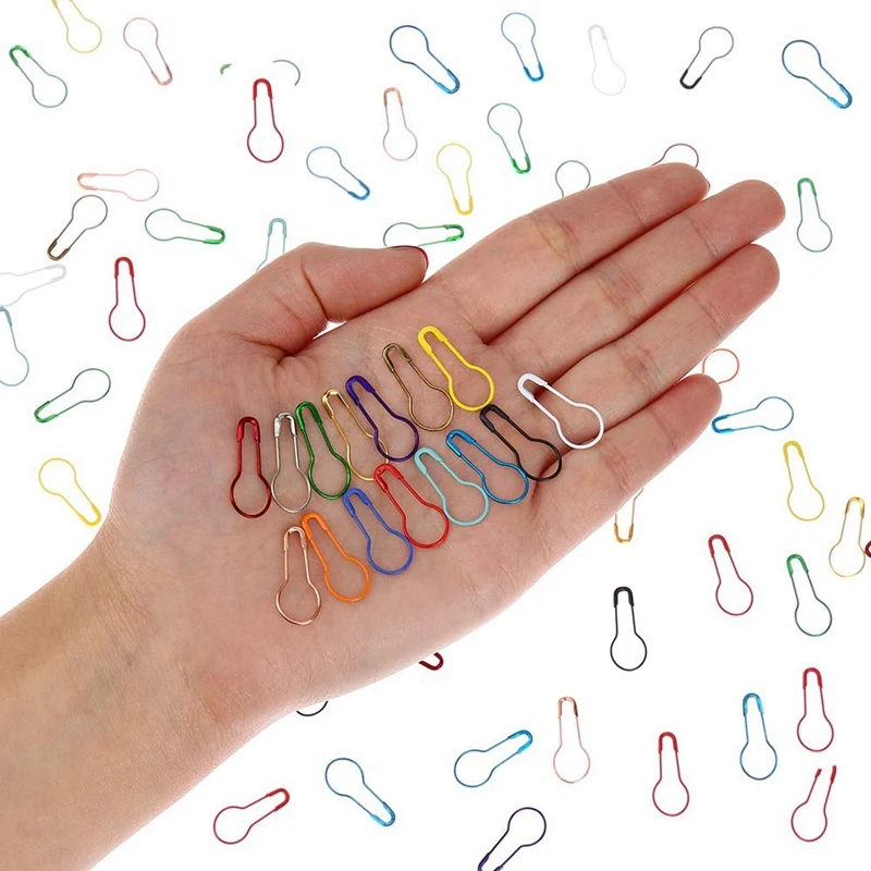 450 шт 15 цветов разные лампы Safetypins груша образные штифты Металлические Вязание