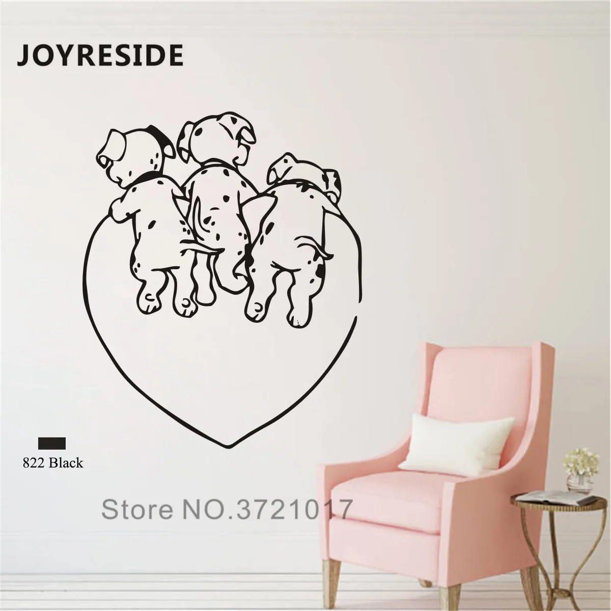 Joyestee животные настенные далматинцы виниловые наклейки декор для детской комнаты