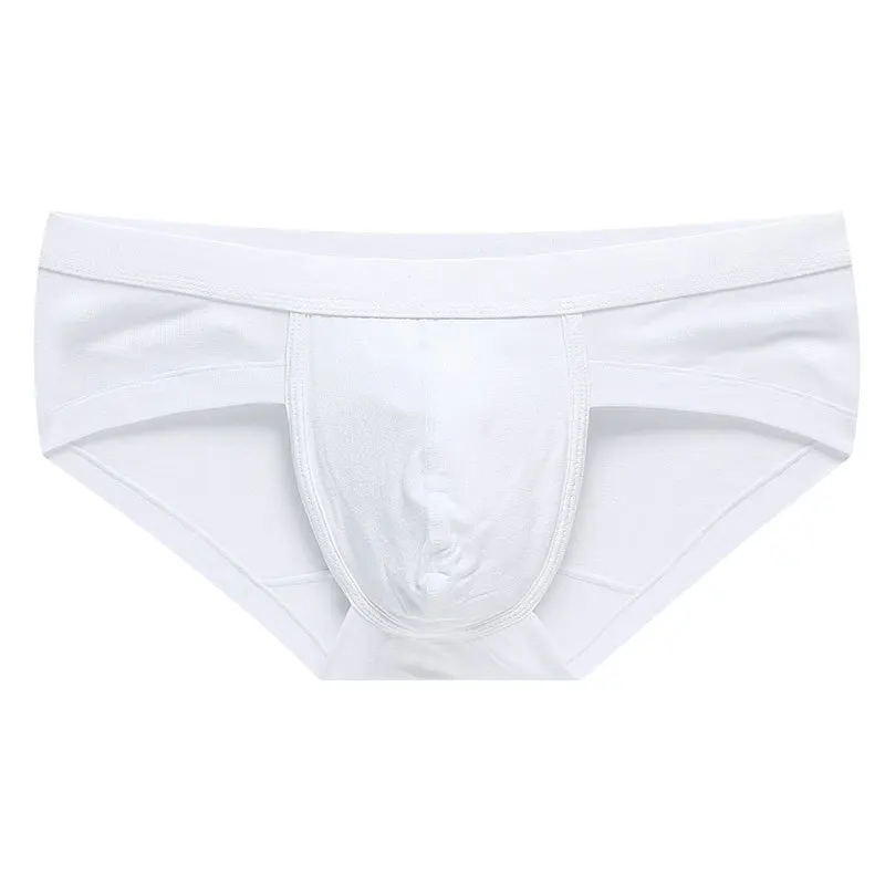 

Men's Underwear Triangle Modal Low Waist Sexy U Convex Bag White Underwear Men's Small Boxer Shorts Underpants Fashion