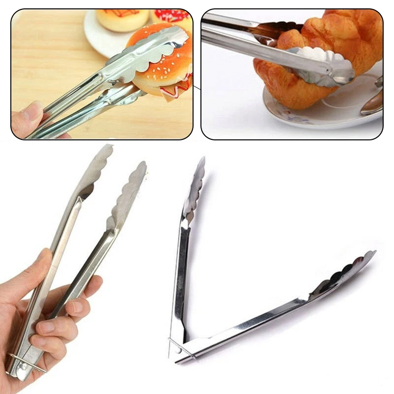 

Щипцы для пищи из нержавеющей стали щипцы для барбекю, гриля, щипцы для сервировки салата, хлеба, барбекю, щипцы для приготовления пищи, кухо...