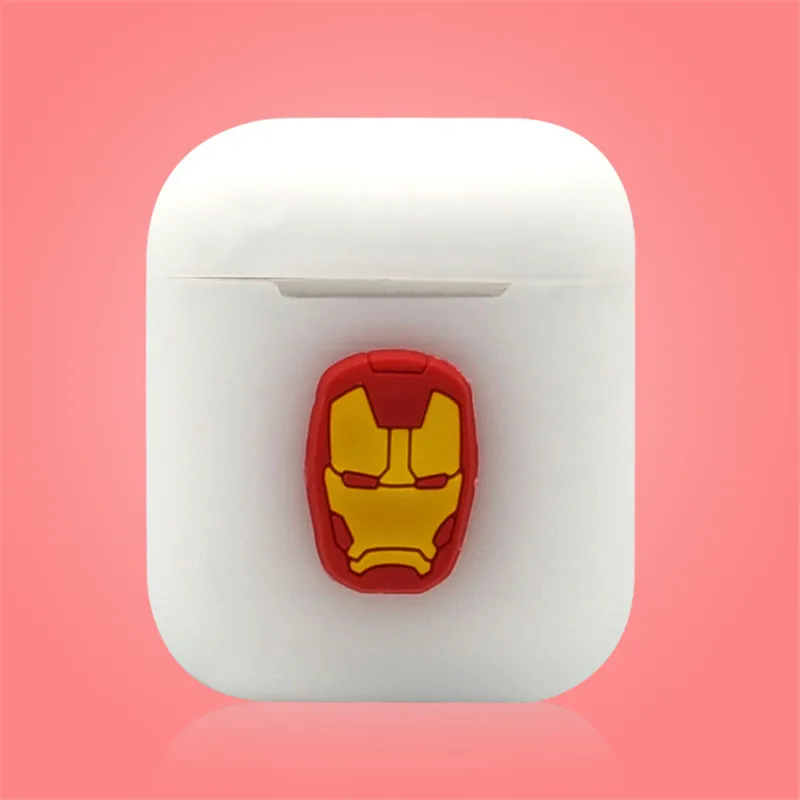 Marvel чехол для гарнитуры для Apple Airpods защитный чехол для airpods противоударный чехол coque capa - Цвет: 01