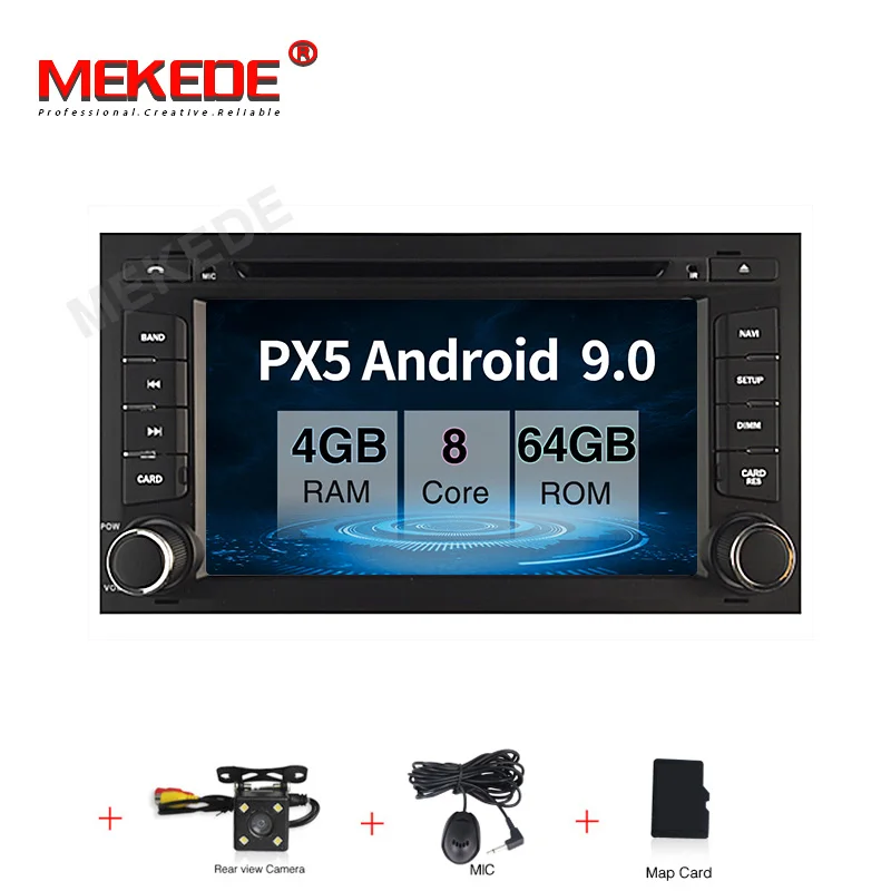 64G dvd camera MEKEDE HD 1 Din Android 9,0 Автомобильный DVD плеер для Seat Leon Мультимедиа Радио gps навигация wifi авто стерео - Цвет: 64G dvd camera