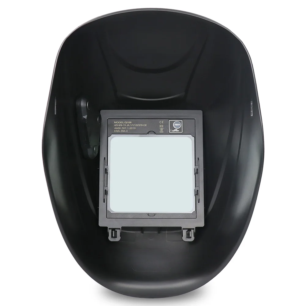 Auto Darkening Welding Mask Large View Big Windows 100x97mm DIN4-13 Optical 1112 4 Sensors Helmet Welder Ture Color | Инструменты
