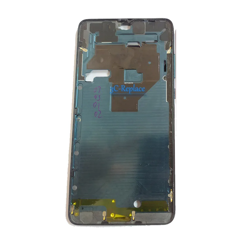 Green Б/у для huawei Коврики 20 HMA-TL00 HMA-AL00 HMA-LX9 спереди Корпус шасси пластина ЖК-дисплей Дисплей Лицевая панель на переднюю раму - Цвет: Green