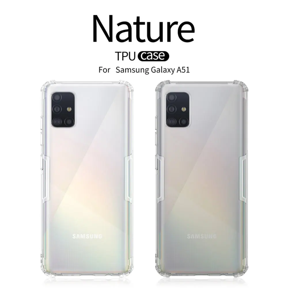 NILLKIN ТПУ чехол для Samsung Galaxy A51 ультра тонкий прозрачный мягкий силиконовый задний