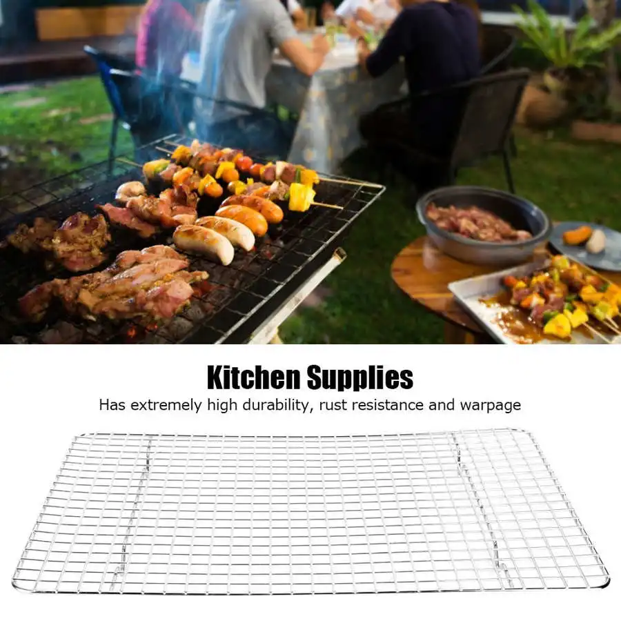 42 8x30x2 см Стойка для духовки из нержавеющей стали барбекю прямоугольная решетка