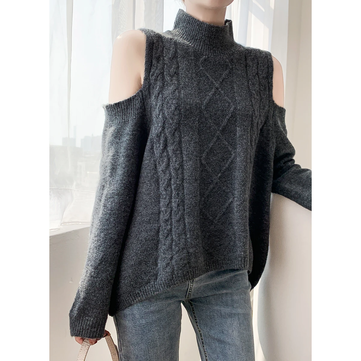 Fv6921 2019 новый осенне-зимний женский модный Повседневный Теплый красивый свитер