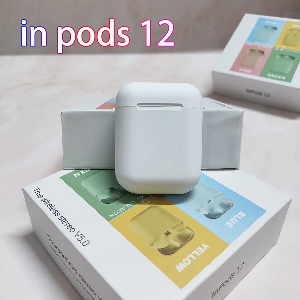 I666 беспроводные наушники inpods 12 TWS Bluetooth 5,0 гарнитура сенсорный всплывающий наушник с микрофоном fone de ouvido