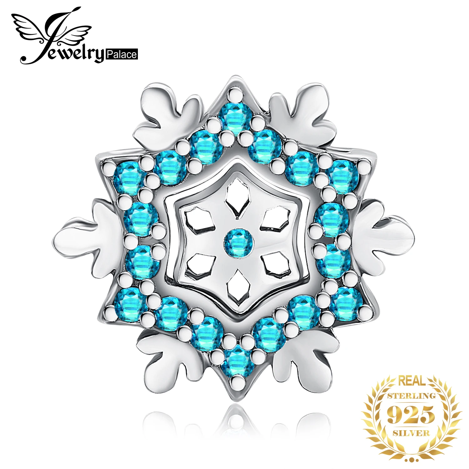 Ювелирный дворец Снежинка серебряные бусины 925 пробы Подвески Серебро оригинал