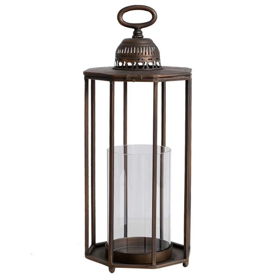 Подвесной подсвечник фонарь марокканский металл свадебное украшение стол