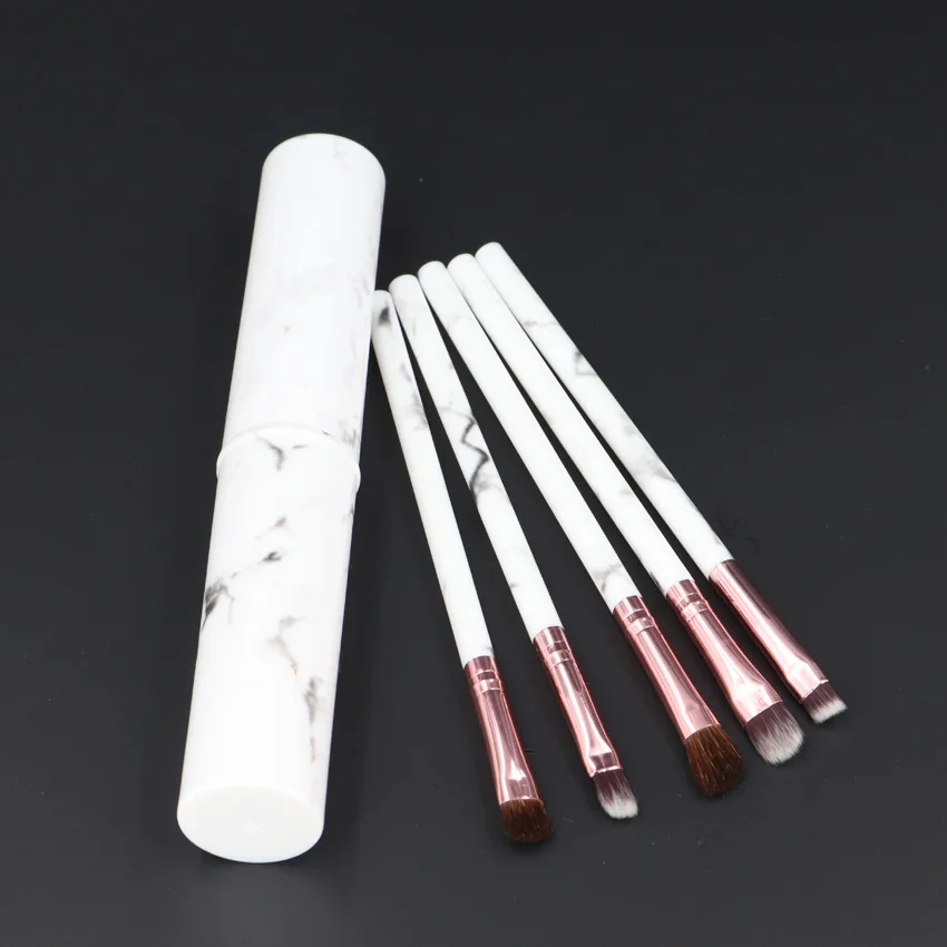 Набор кистей для макияжа глаз SAIANTTH Marble 5 шт. кисть теней век косметический