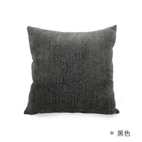 solid geometry w pattern square plain pillowcase cushion cover throw pillow decorative decor car home 45x45cm living room