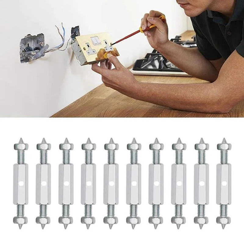 

Switch Socket Cassette Screws Support Rod Wall Mount Switch Box Repair Electrical Accessories Tool HEE889