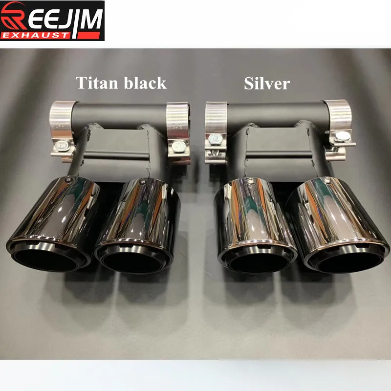 Высококачественный глушитель выхлопной трубы наконечник для 2016 + 718 Boxster cayman Titan