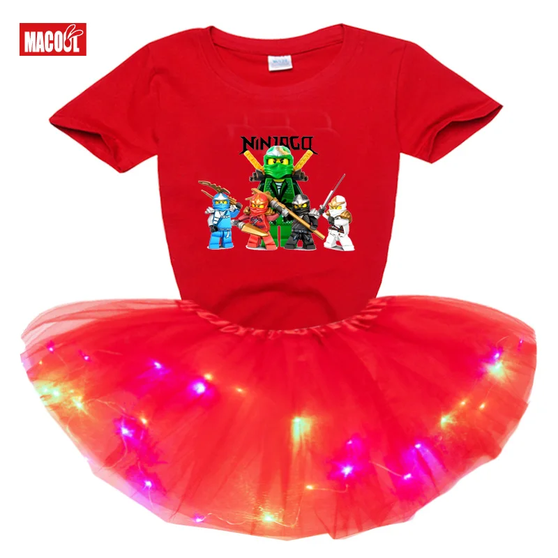 

Kids Tutu Skirt Girls Skirts Princess Mini Pettiskirt Birthday Party Rainbow Luminescence Skirt Girls Clothes Children Clothing