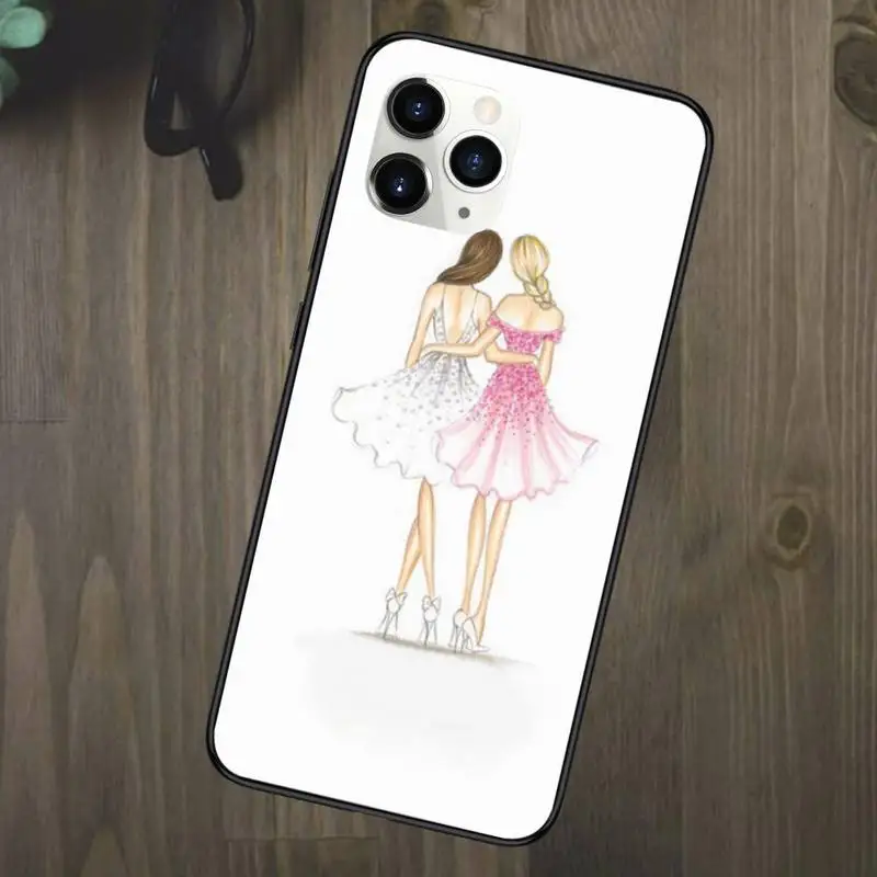 

Girls Best Friend Phone Cases for iPhone 11 12 mini pro XS MAX 8 7 Plus X XS XR