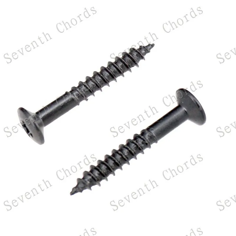 48pcs elektrische gitarre humbucker pickup ring montage schrauben pickup rahmen befestigungs schraube 2 518mm silber und schwarz und gold wählen