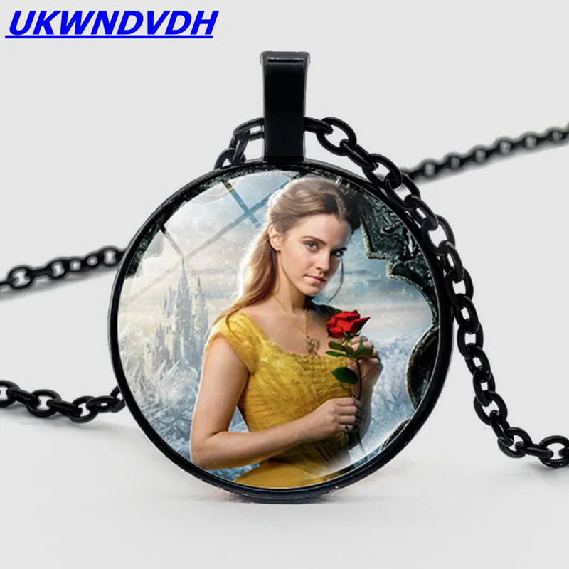 

Beauty and Beast Pendant Necklace, Punk Style Necklace, Men and Women Necklace