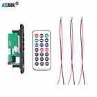 Цветной экран 5 в 12 В MP3 декодер плата 2*3 Вт усилитель Bluetooth 5,0 громкой связи беспроводной аудио модуль Поддержка USB AUX TF FM радио