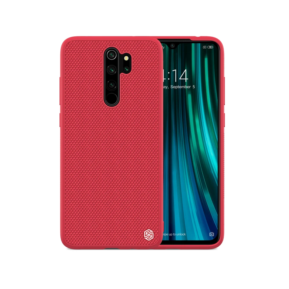 Чехол из нейлона Nillkin для Xiaomi Redmi Note 8 Pro текстурированная Задняя Крышка нескользящая тонкая и светильник чехол s