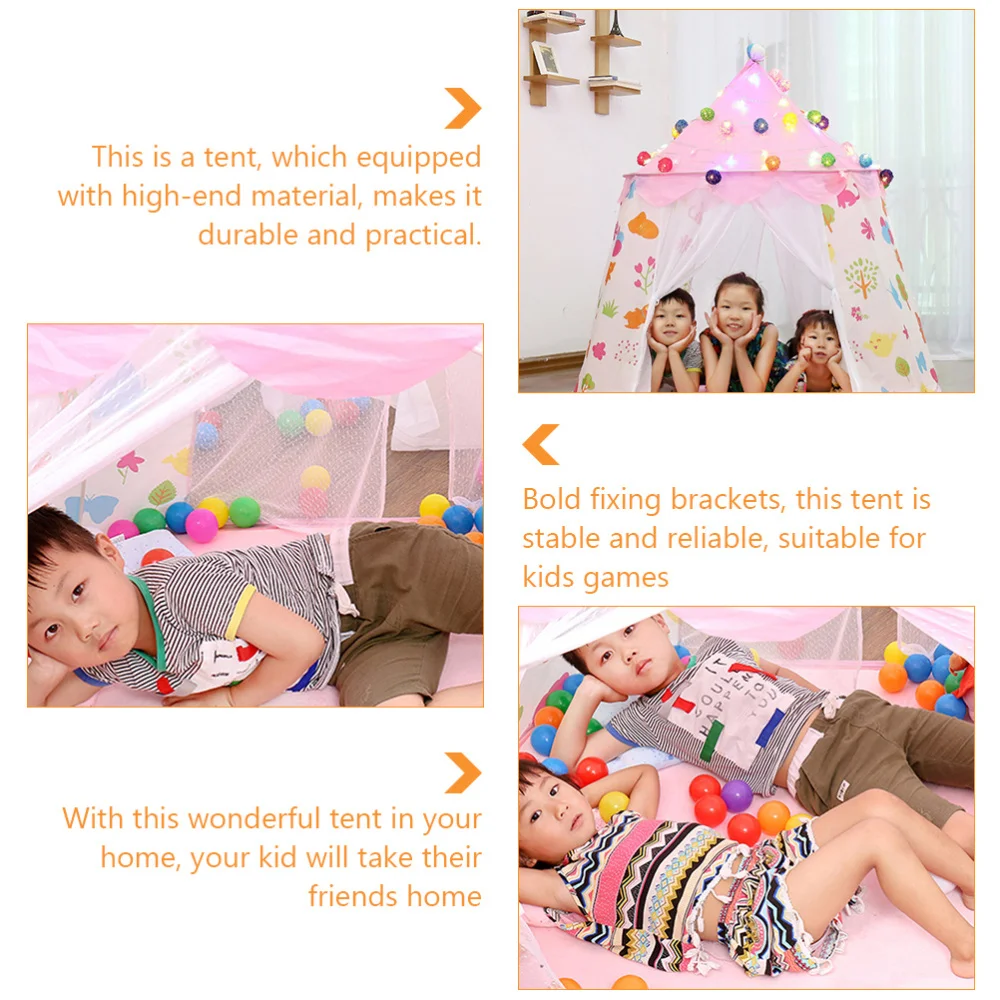 

Childlike Kids Playing Castle Playing House Kids Game House Game House Tent