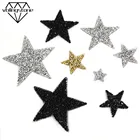 Звезда Стразы патчи кристаллами из эпоксидной смолы, горячая фиксация аппликация из страз стразы аппликация 3D приклеивающиеся утюгом нашивки для одежды передачи тепла DIY сумка Брюки Обувь