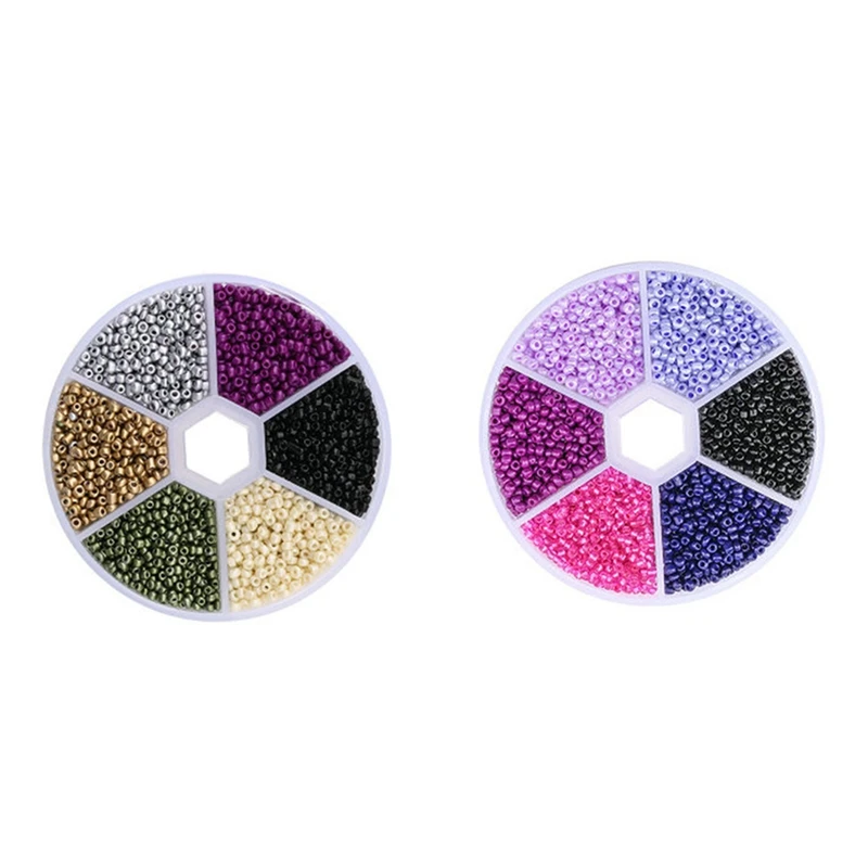 

2 шт. в коробке, стеклянные бусины 2 мм, подвеска, хрустальные прокладки, стеклянные бусины, темные и разноцветные