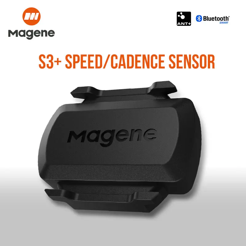 

Magene S3+ Speed/Cadence Sensor ANT+ Bluetooth Computer Speedometer for Strava Garmin iGPSPORT Bryton Bike Computer Wireless