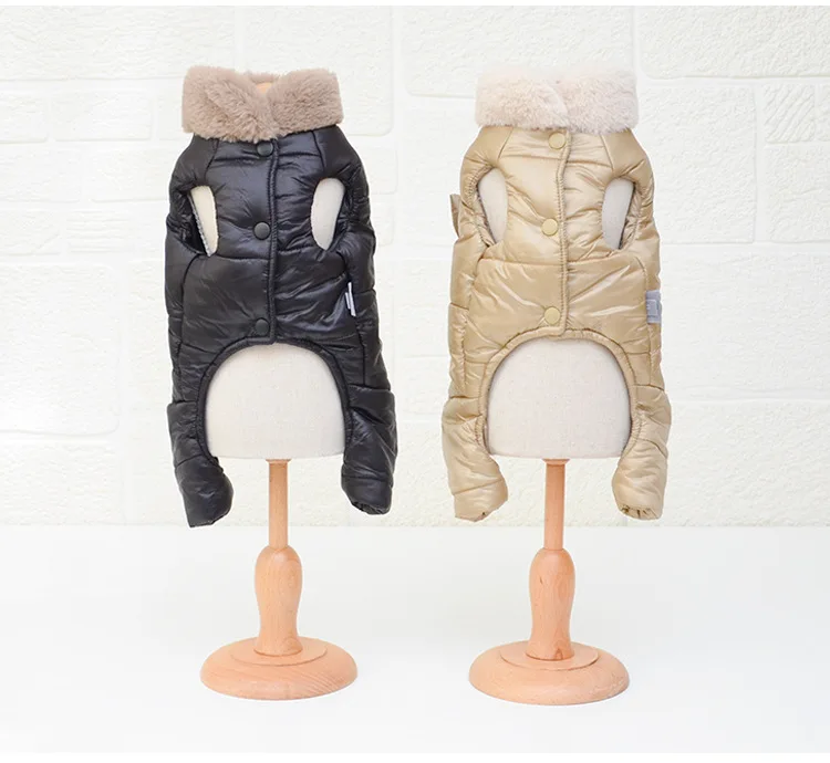 Новейшая теплая одежда с хлопковой подкладкой для собак на осень и зиму 2021