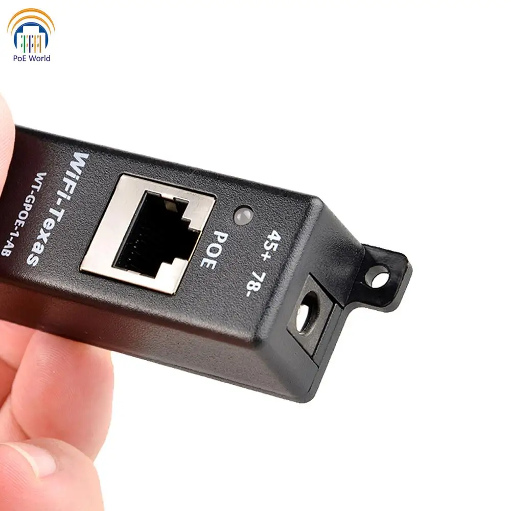 Гигабитный Инжектор PoE Пассивный PoE/сплиттер для 802.3at orPoE + ModeA B с двумя входами