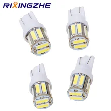 RXZ 10 шт. W5W светодиодный T10 7020 SMD для парковочные фары автомобиля