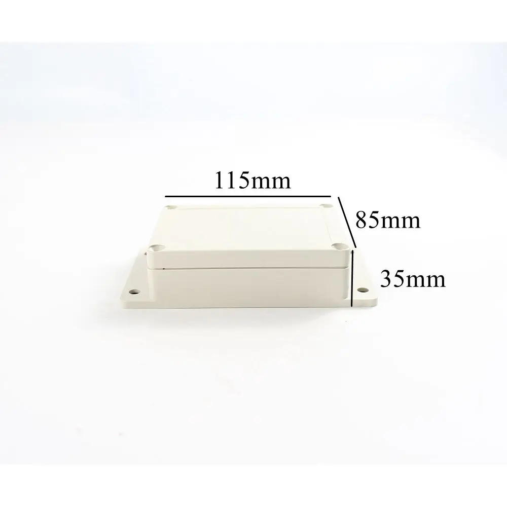 Водонепроницаемый пластиковый распределительный бокс 115x85x35 мм наружный корпус