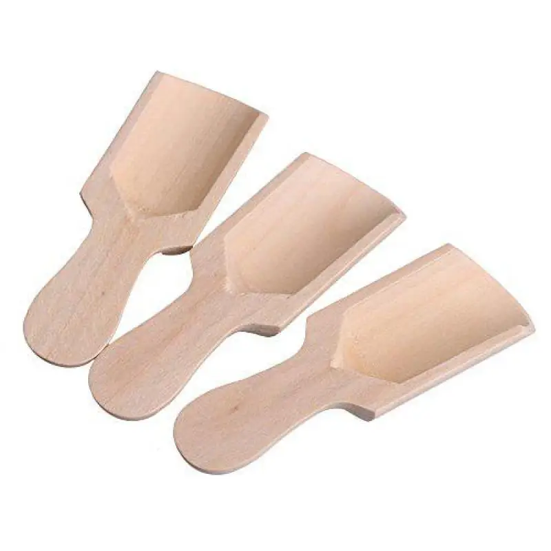 Маленькая деревянная ложка 2 шт. для мороженого меда чая сахара варенья горчицы