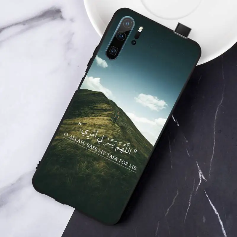 

Mountain Islamic Muslim Bismillah Phone Case For Huawei honor Mate P 10 20 30 40 Pro 10i 9 10 20 8 x Lite