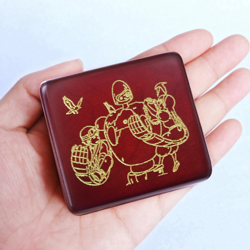 Деревянная музыкальная шкатулка Небесный замок ручной работы подарок на день