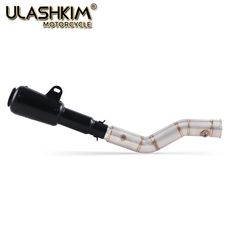 Мотоцикл глушитель Escape полная система средняя ссылка труба без шнуровки для yamaha
