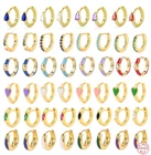 Женские Разноцветные серьги CANNER из серебра 925 пробы с эмалью