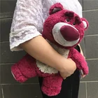 Бесплатная доставка 32 см игрушка история Lotso Huggin Медведь плюшевые игрушки мягкие детские куклы для детей подарок