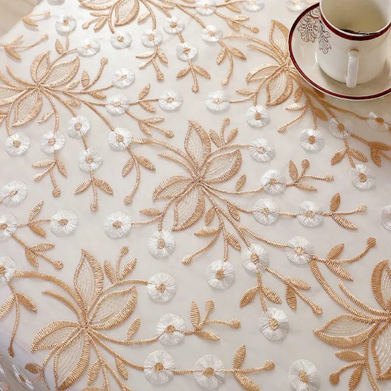 Винно-красное кружево роскошная белая вышитая кружевная отделка в виде листьев