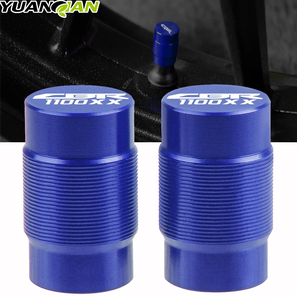 

For HONDA CBR 1100XX CBR1100XX CBR 1100 XX 1997-2007 Motorcycle Aluminum Accessorie Wheel Tire Valve Stem Caps Airtight Covers