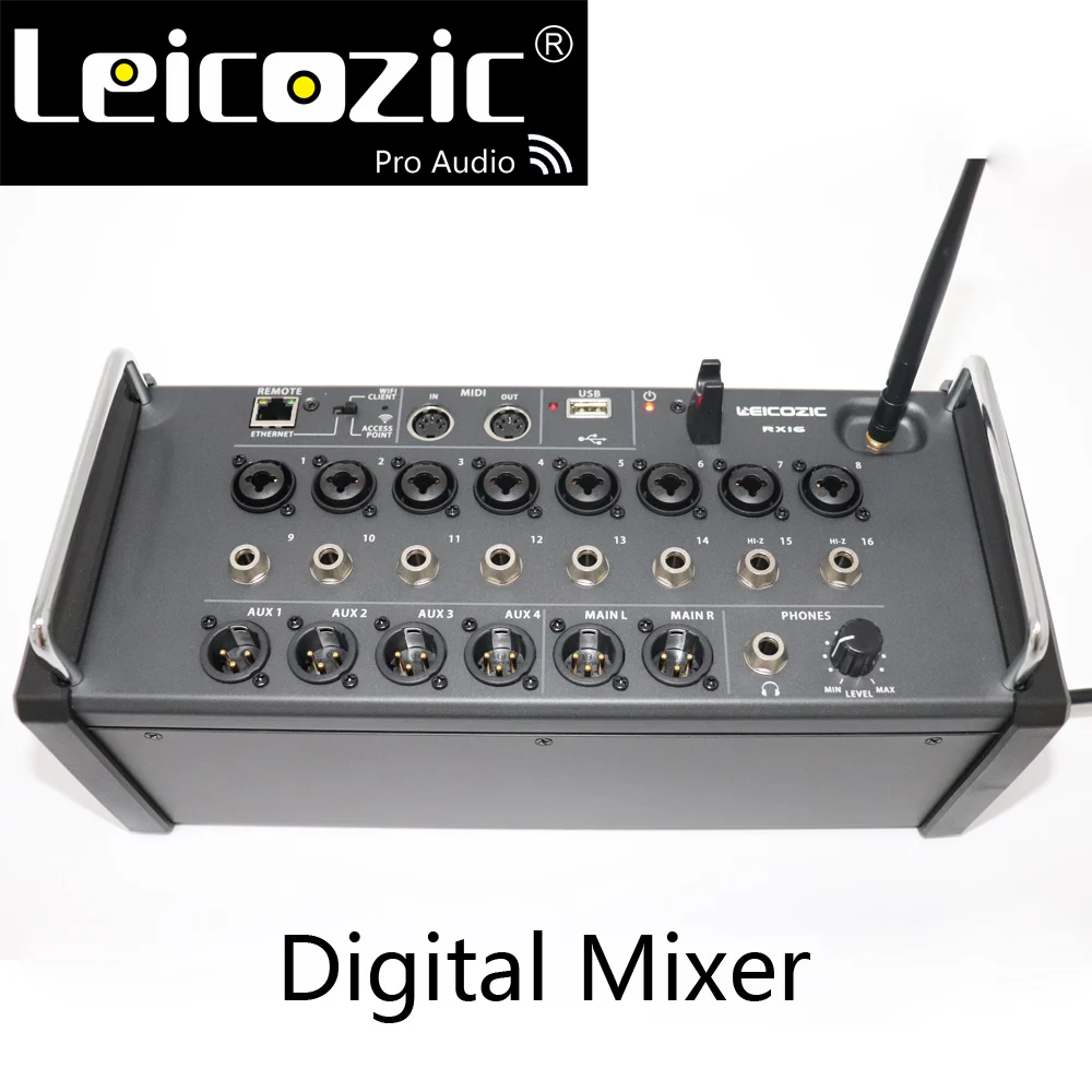 Leicozic XR16 X AIR 1:1 16 вход цифровой микшер для ipad/android планшетов встроенный Wifi и USB стерео рекордер микшерный пульт
