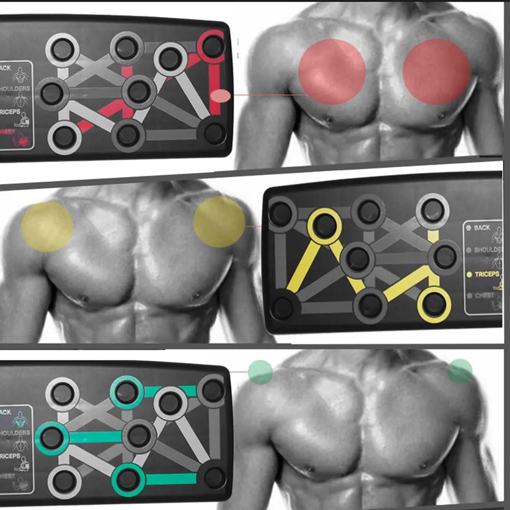 

Push Ups Stands Rack Board 14 In 1 System Men Women Bodybuilding Fitness Workout Biceps Muscle Training Gym Exercise-in Push